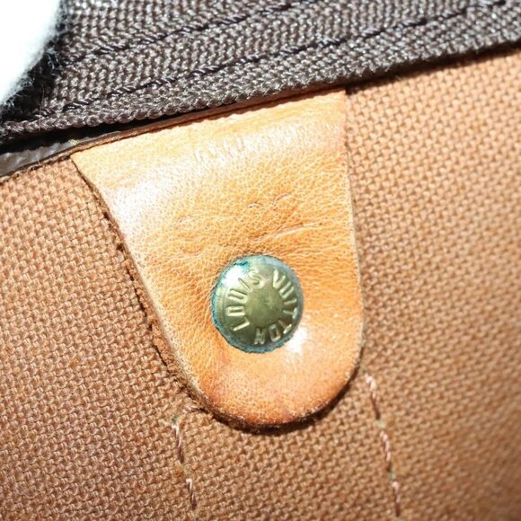 LOUIS VUITTON Monogram Keepall 55 Boston Bag M41424 LV Auth 140260 - Picture 10 of 16